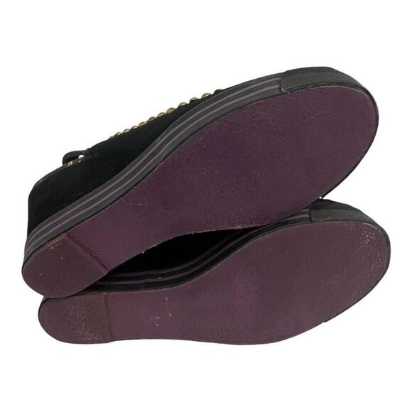 Nanette Lepore X Keds Wedge Womens Size 8 Slingback Peep Toe Sporty Shoes Stud - Picture 7 of 8